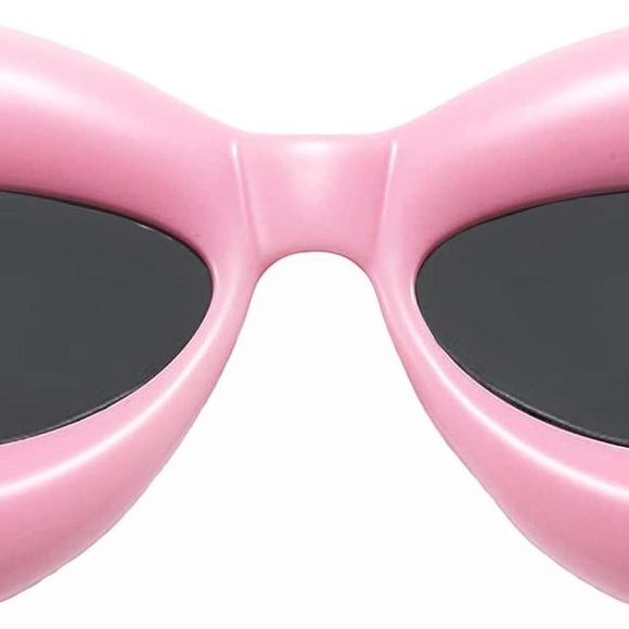 Fashion Inflated Cat-eye Oversized Frame Sexy Lip Candy Glasses Trendy Designer - Picture 8 of 8